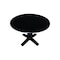 International Concepts 42 in. Solid Wood Round Dual Drop Leaf Dining Pedestal Table - 30.3 in.High in Black K46-42DPT-23B - alternate 4